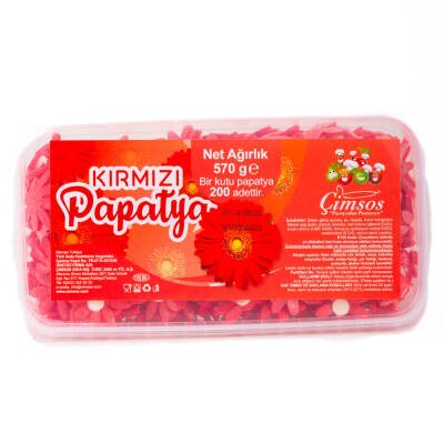 Çimsos Kırmızı Papatya Dekor 570 G 4 Ad - 1