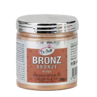 Dr. Gusto Yenilebilir Bronz Metalik Gıda Simi 50 G - 1