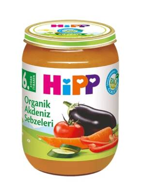 Hipp Organik Akdeniz Sebzeleri 190 G 6lı - 1