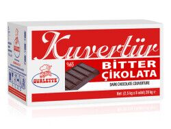 Ovalette %65 Ekstra Bitter Kuvertür 2500 G - 2