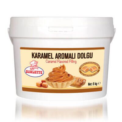 Ovalette Karamel Aromalı Dolgu 6 Kg - 1