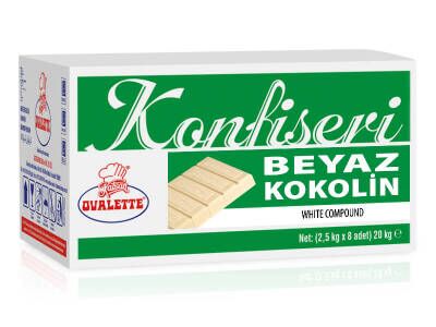 Ovalette Beyaz(Fildişi) Konfiseri 2500 G - 2